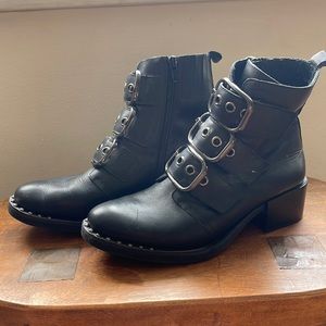 JEFFREY CAMPBELL MOTO BOOTS